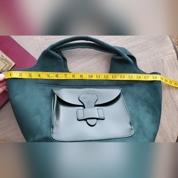 Large Emerald Green Hobo bag - Picture 7 of 9